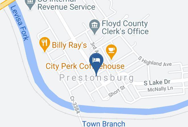 Floyd - Jenny Wiley Park Lake And Lodging Maps