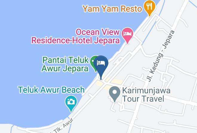 Jepara Beach Hotel Map