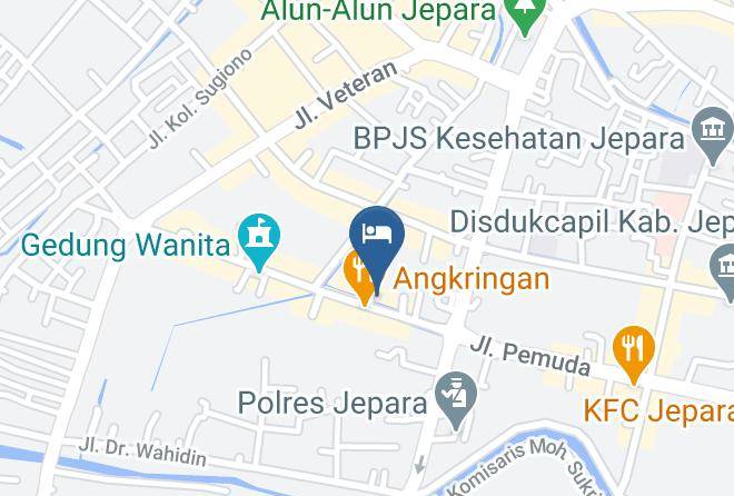 Jepara Regency - Jepara Indah Hotel Maps