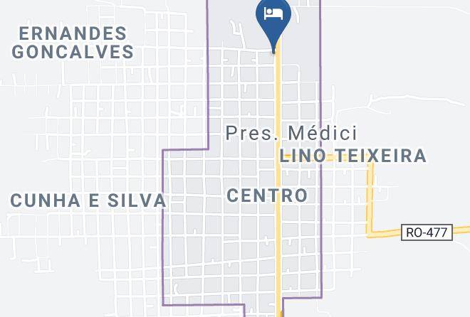 Presidente Medici - Jequitiba Palace Hotel Maps