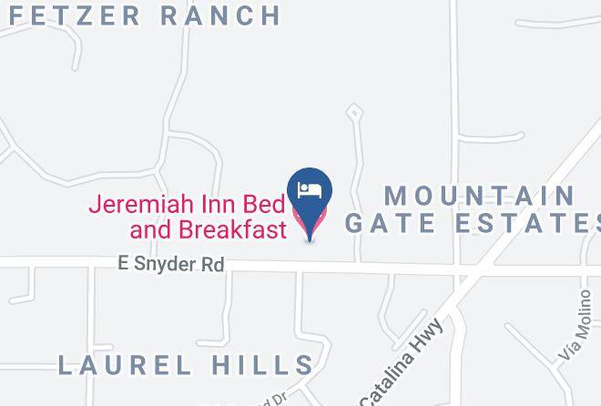 Pima - Jeremiah Inn Bed And Breakfast Ltd Maps