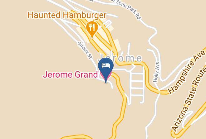 Yavapai - Jerome Grand Hotel Maps