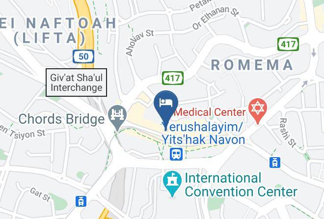 Jerusalem - Jerusalem Gold Hotel Maps