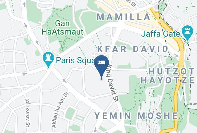 Jerusalem - Ymca Three Arches Hotel & Restaurant Maps