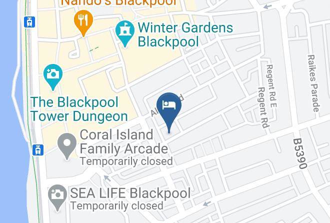 Blackpool - Jesmond International Hotel Maps