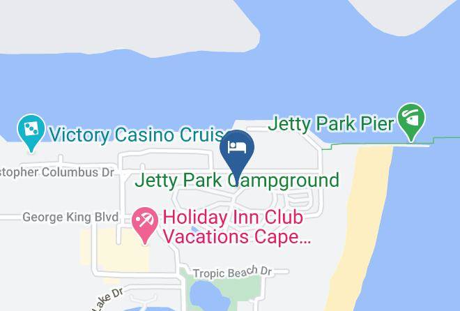 Brevard - Jetty Park Campground Maps