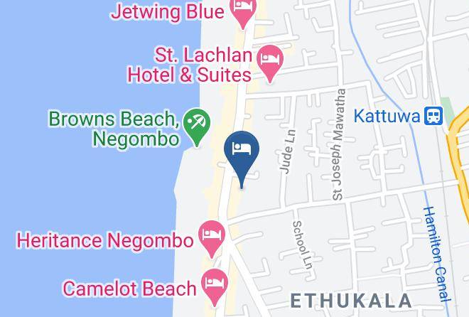 Colombo - Jetwing Ayurveda Pavilions Maps