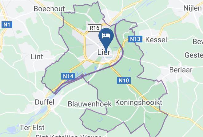 Antwerp - Jeugdherberg Bed Muzet Maps