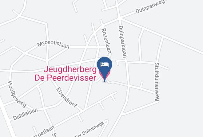 Jeugdherberg De Peerdevisser Map