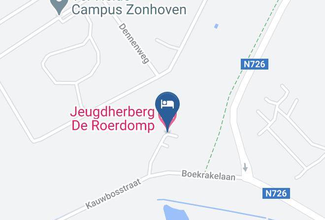 Jeugdherberg De Roerdomp Map