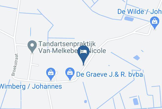 East Flanders - Jeugdherberg De Valk Maps