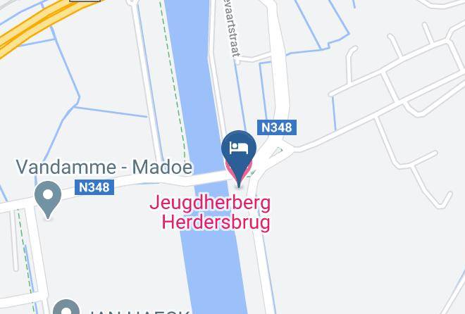 West Flanders - Jeugdherberg Herdersbrug Maps