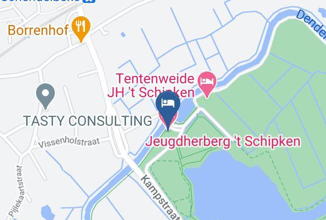 Jeugdherberg 't Schipken Map