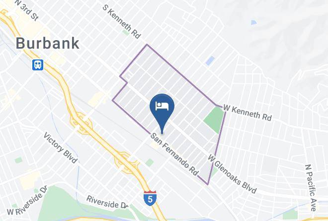 Los Angeles - Jewel City Inn Glendale Maps