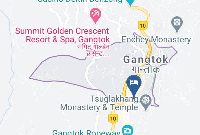 Gangtok - Jewel Of The East Residency & Spa Maps