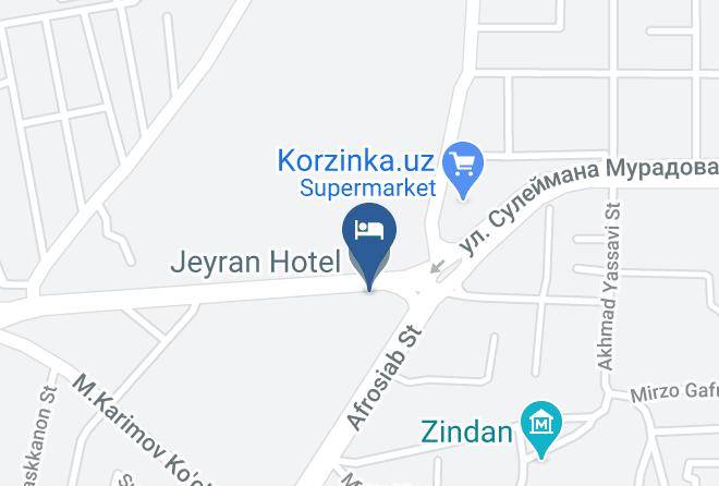 Bukhara - Jeyran Hotel Maps