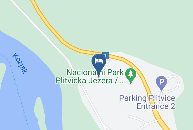 Plitvicka Jezera - Hotel Jezero Maps