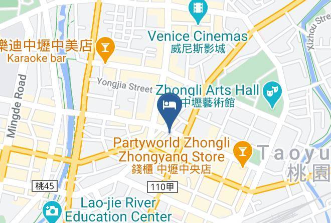 Zhongli District - Jhong Sing Hotel Maps