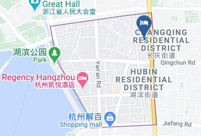 Hangzhou - Jiade Fashion Hotel Hangzhou Zhongshan Branch Maps