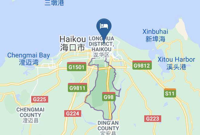 Haikou - Jiajie Hotel Maps