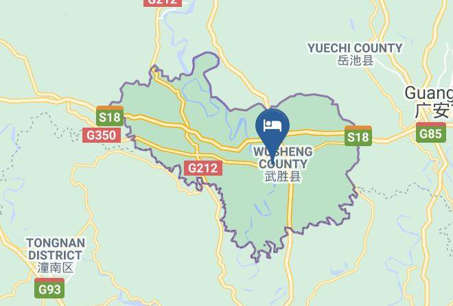 Guang An - Jialing Bandao Hotel Maps