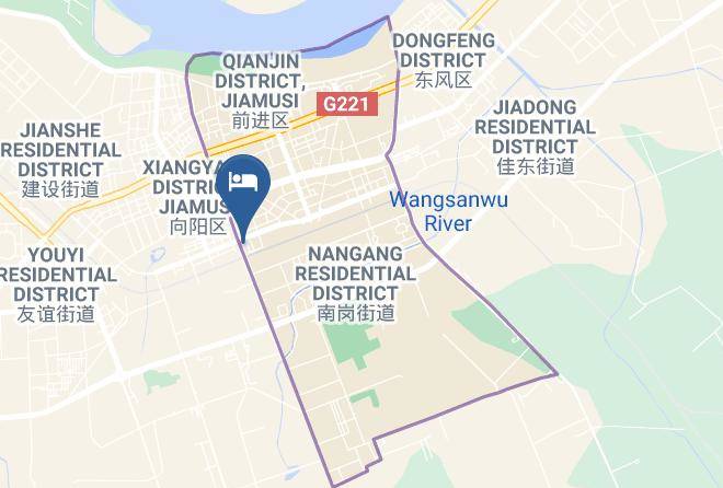 Jiamusi - Jiamusi Jadu Clock Hotel Maps