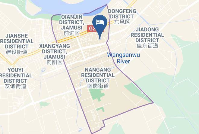Jiamusi - Jiamusi Reclamation Hotel Maps