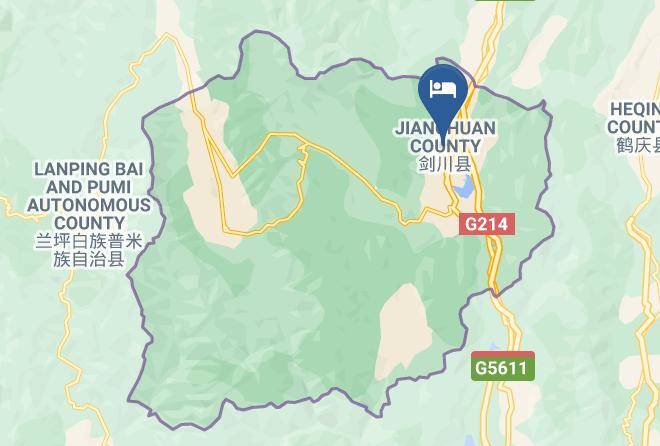 Jianchuan Hotel Map
