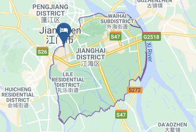 Jiang Men Jiang Yi Hotel Map