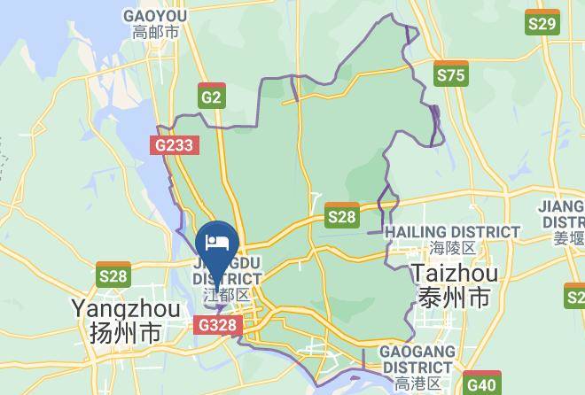 Yangzhou - Jiangdu Xiongdu Hotel Maps