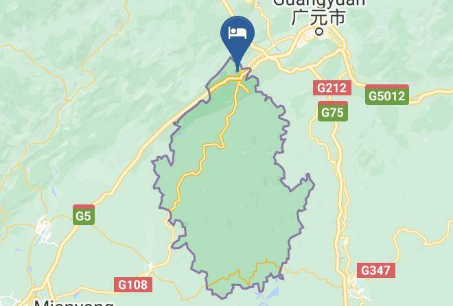 Guangyuan - Jiange Yezhou Hotel Maps