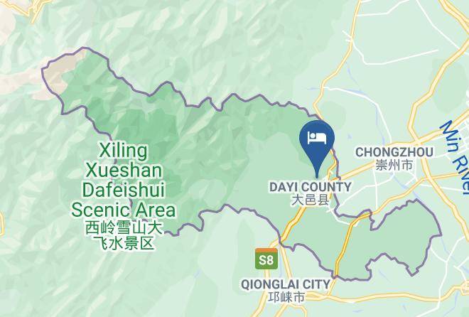 Chengdu - Jiangkouchun Huishan Hotel Maps