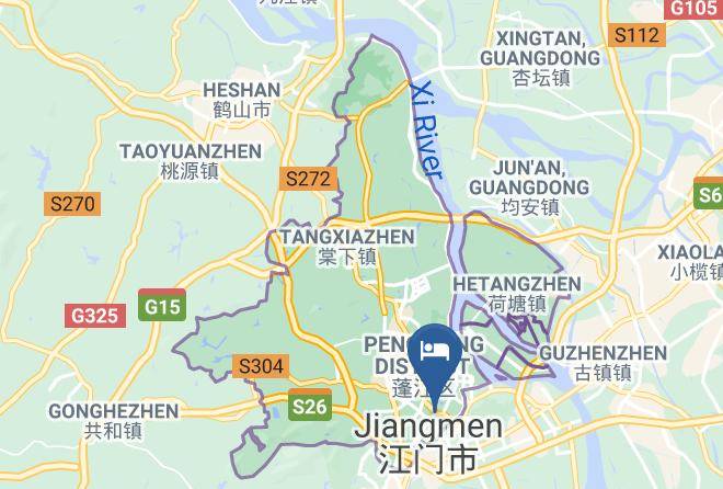 Jiangmen Xinwang Hotel Map