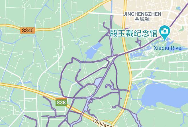 Changzhou - Jiangnan Peacock Garden Maps