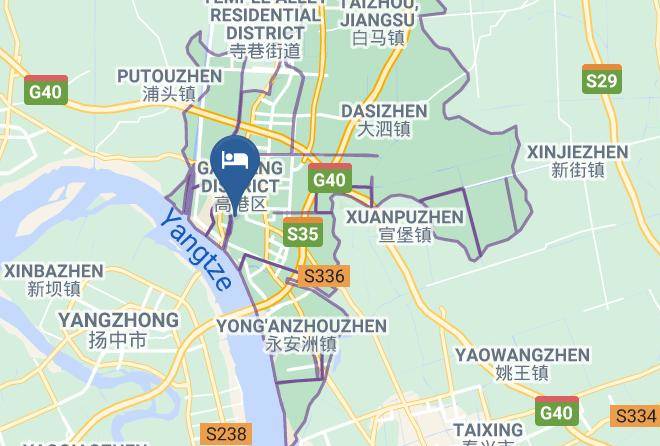 Taizhou - Jiangsu Taizhou Yangtse River Hotel Maps