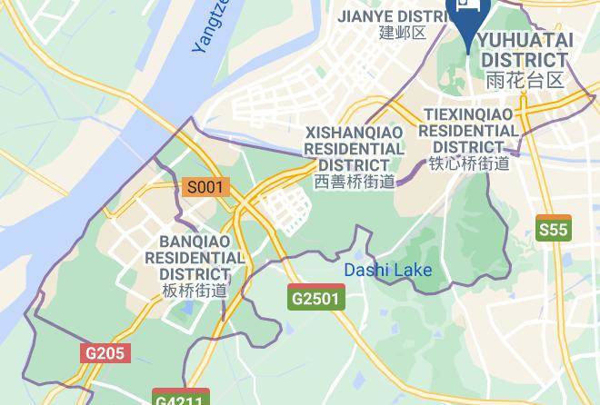 Nanjing - Jiangsu Xiaodaizhijia Hotel Maps
