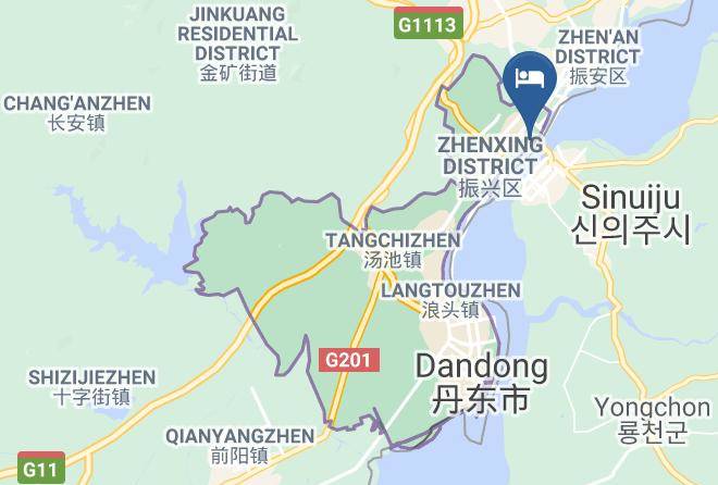 Dandong - Jiangting Fashion Hotel Maps