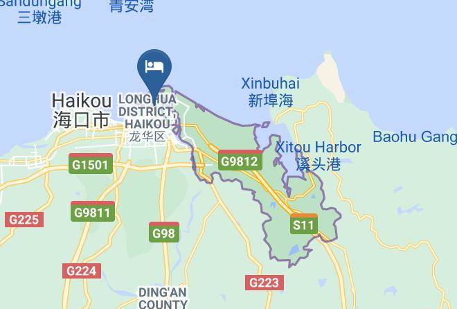 Haikou - Jiangwan Seaview Hotel Maps