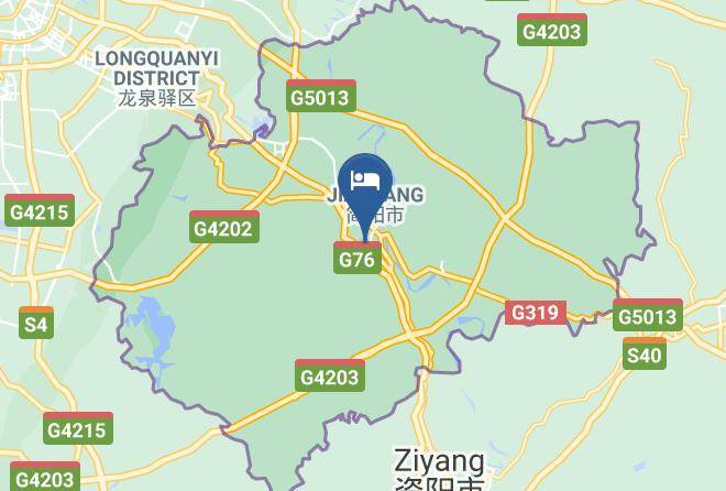 Chengdu - Jianyang Xin Yatu Hotel Maps