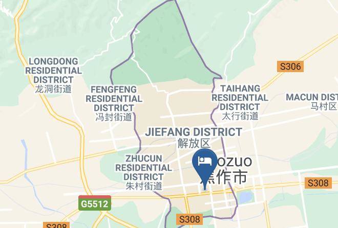 Jiaozuo - Jiaozuo Dragon Lake No 9 Hotel Maps