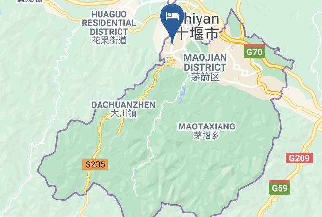 Shiyan - Jiayuan Hotel Maps