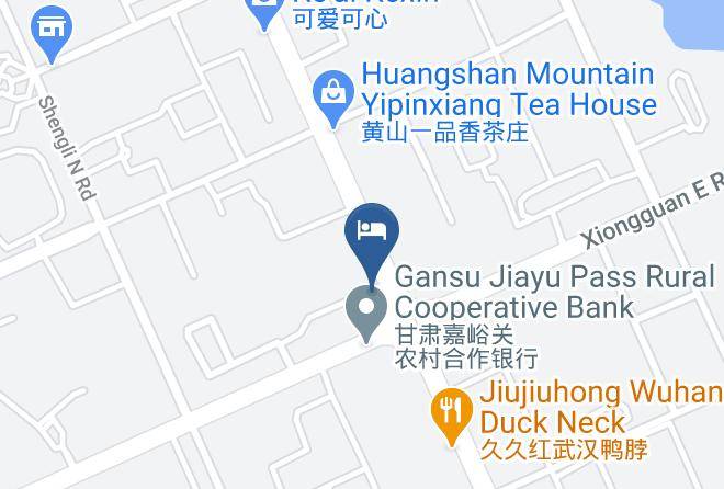 Jiayuguan - Jiayuguan Hotel Maps
