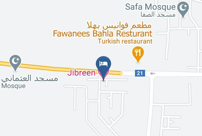 Bahla - Jibreen Hotel Maps