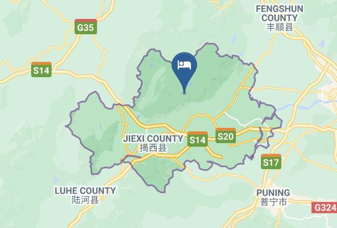 Jieyang Dabeishan Resort Map