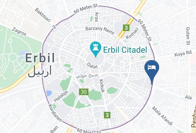 Erbil - Jilla Hotel Maps