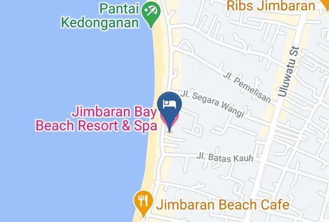 Badung Regency - Jimbaran Bay Beach Resort & Spa Maps