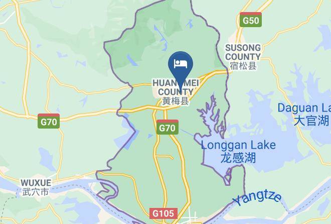 Huanggang - Jiming Shanzhai Holiday Resort Maps