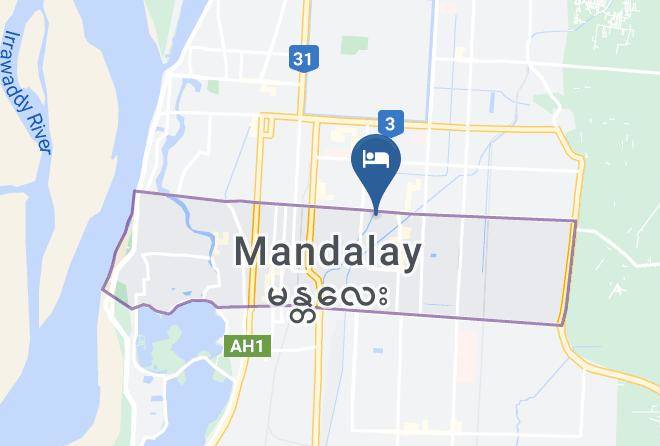 Mahaaungmye - Jin Cheng Hotel Maps