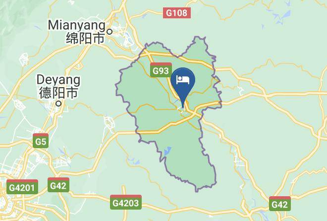 Mianyang - Jin Fenghuang Le Grand Large Hotel Maps