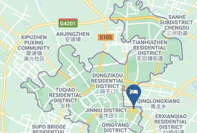 Chengdu - Jin Gong Hotel Maps